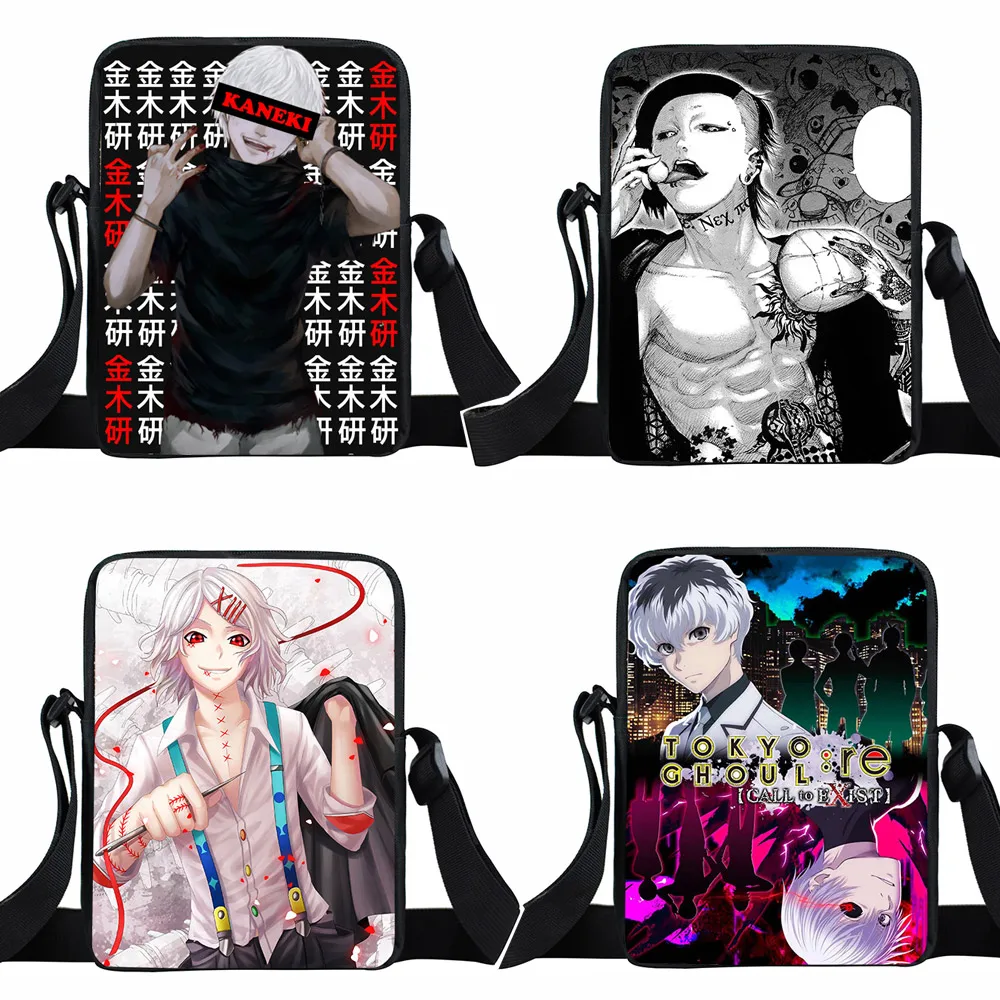 

Anime Tokyo Ghoul Shoulder Bags Women Crossbody Bags Manga Kaneki Ken Ladies Handbag Messenger Bags Girls Small Satchel