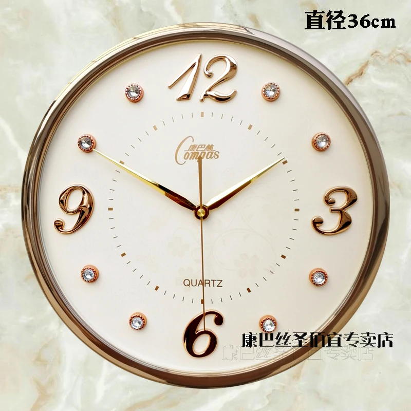 Living Room Quartz Wall Clock Fashion Simple Personality Silent Pendant Home Decoration Watch White W6 | Дом и сад