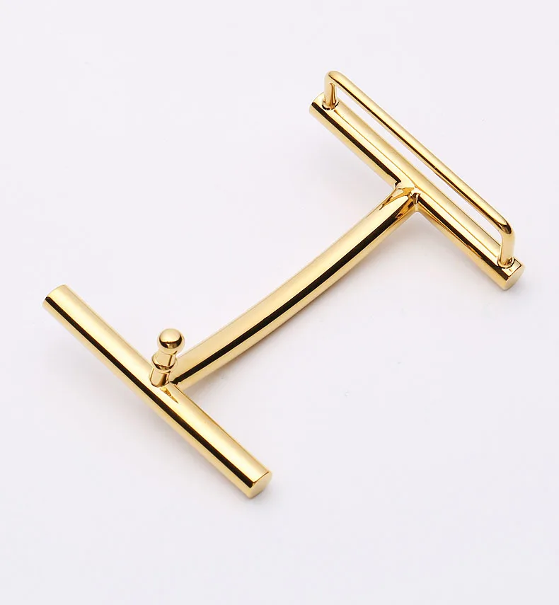 Модная новая трендовая простая H образная Мужская пряжка для ремня из чистой меди