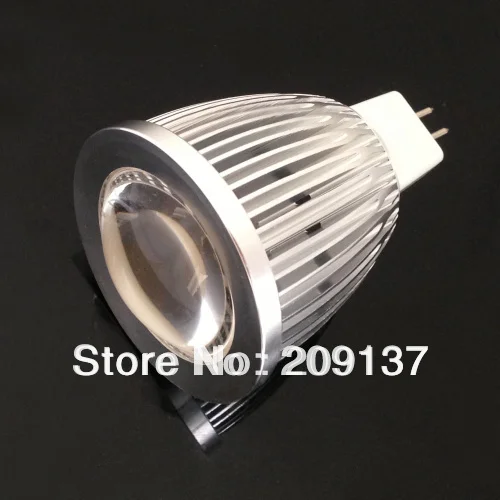 

30pcs/lot MR16 High power COB led spotlight Bulb Lamp 7W Warm white/cold white 12V Free Shipping