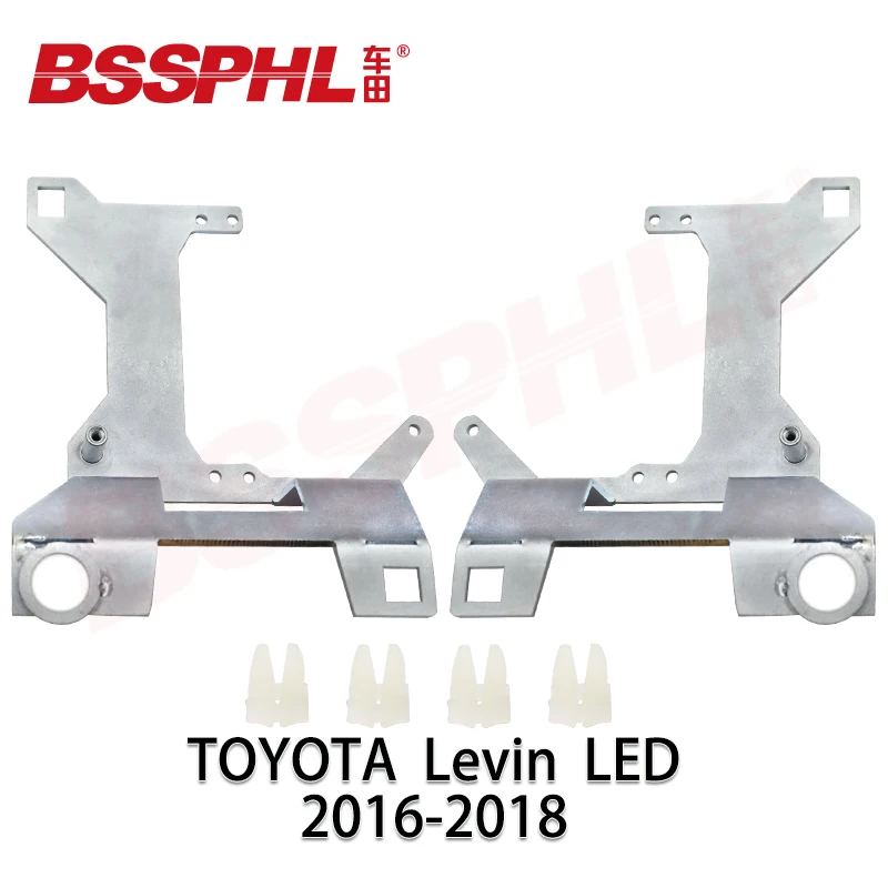 

BSSPHL Car-Styling Frame Adapter module DIY Bracket Holder for TOYOTA Levin led 2016-2018