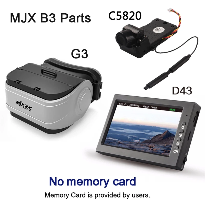 MJX D43 5 8G FPV монитор 4 3 дюймовый ЖК экран RC бесщеточный Дрон запасные части с G3