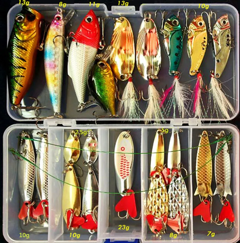 Лиловый Hot Silver and Gold Brilliant Metal Jig Spoon Fishing Lure Set 10/20/25/35 PCS Sequin Kit Bait Fishing Tackle Winter Fishing - Цвет: Лиловый