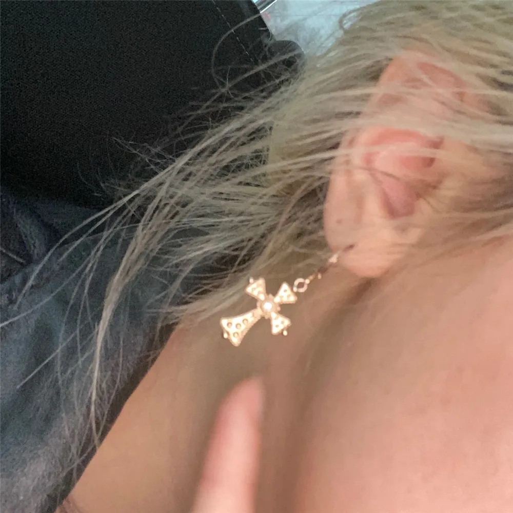 3 шт./компл. милые серьги золотые Цвет любящее сердце крошечные ромб и милая