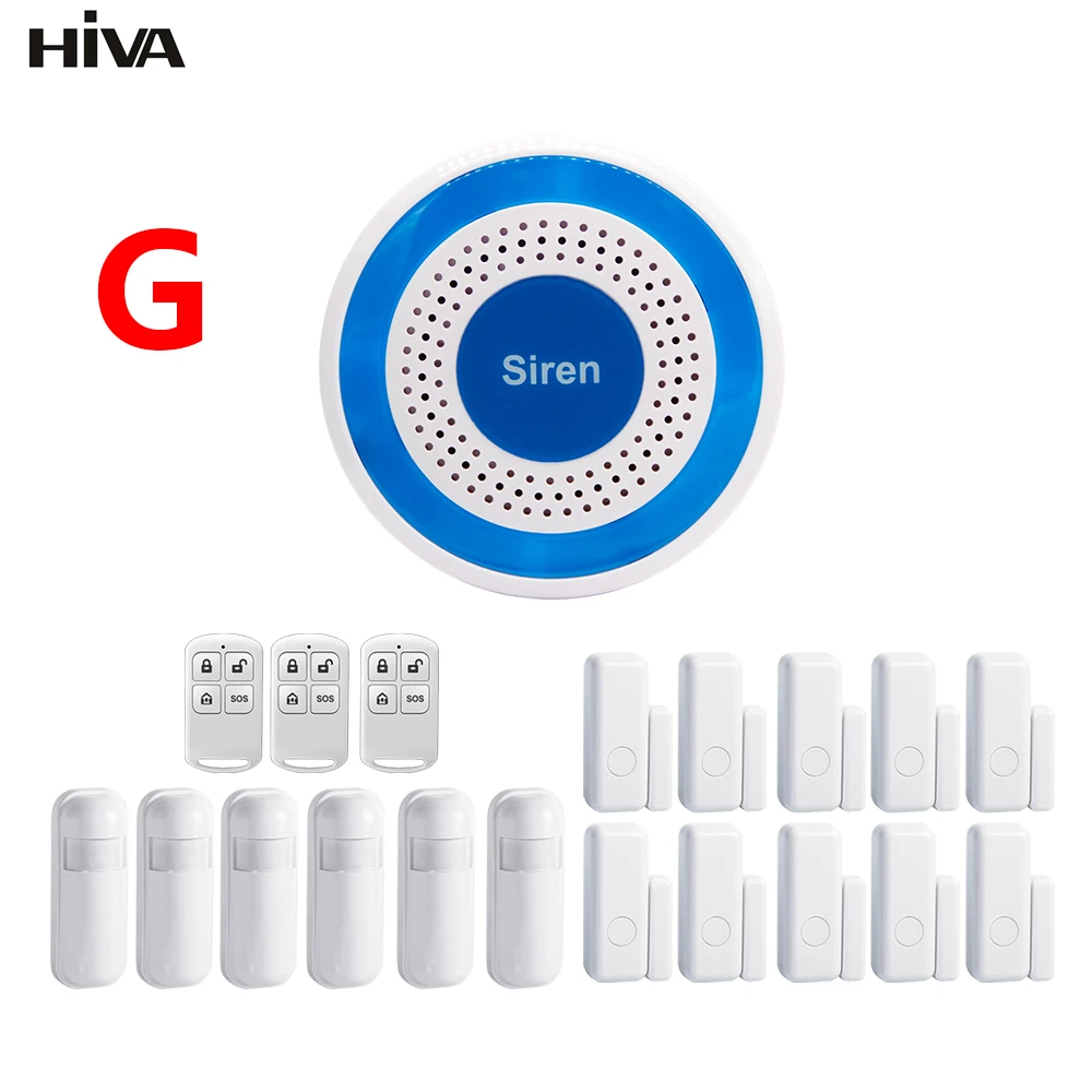

Wireless 433mhz Indoor Strobe Siren Sound and Light Siren 100dB Mini Standalone Strobe Siren Home Security Sound Alarm System