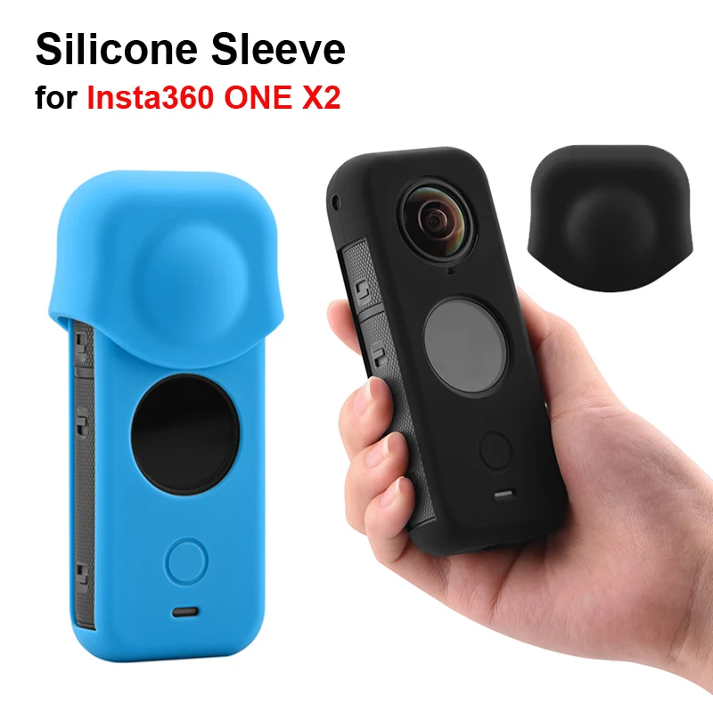 

Силиконовый чехол для Insta360 ONE X2, мягкий чехол для камеры, пылезащитный чехол для объектива Insta360 one x2, аксессуары