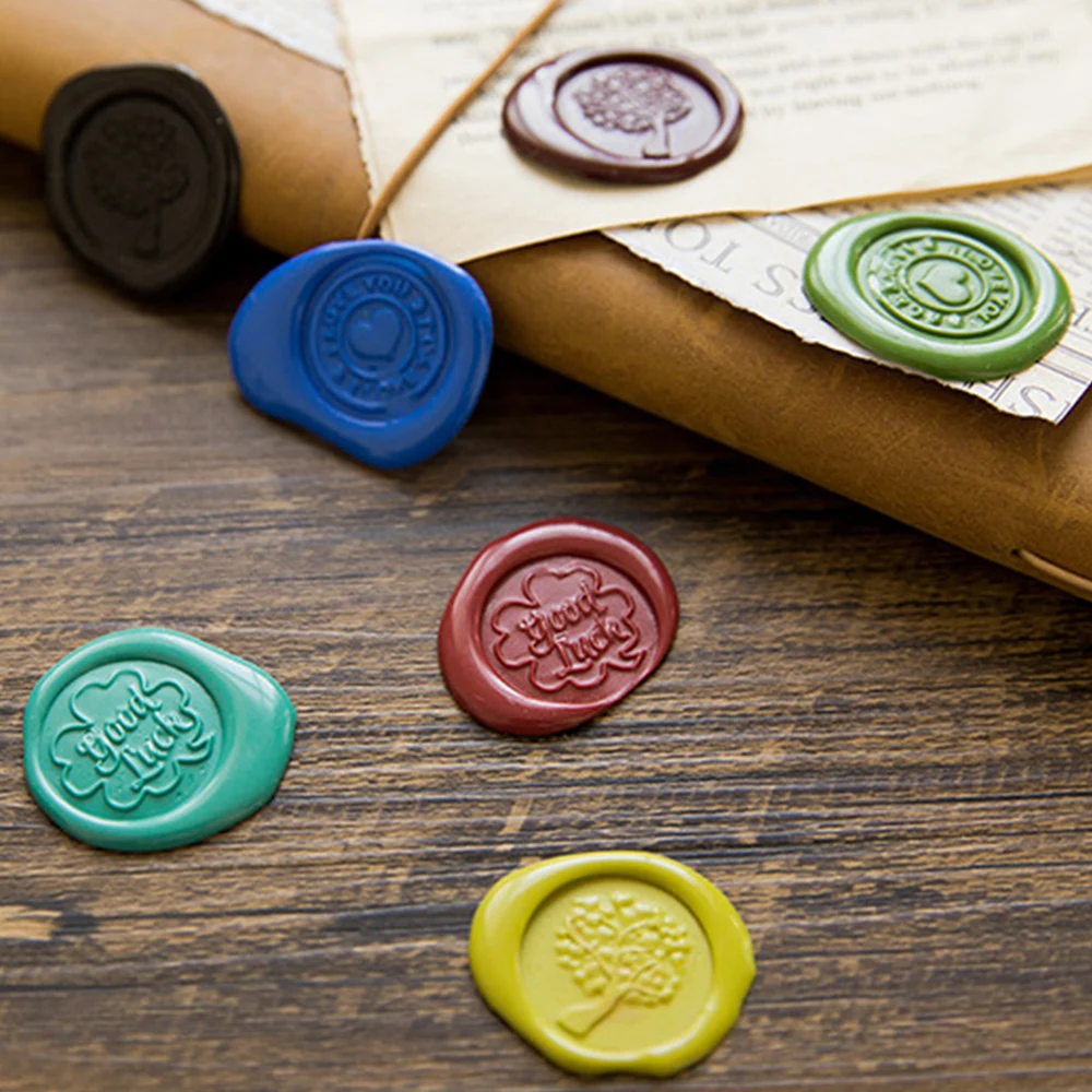 

Self-Made Postmark Seal DIY Iacquer Seal Set Detachable Stamp Envelope Wedding Packag Gift Postcard Invitation Sealing Wax