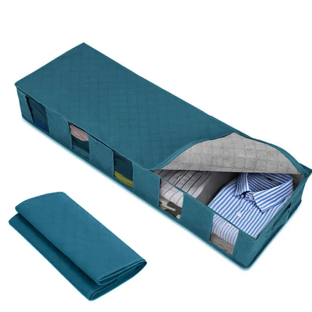 

Folding Large Capacity Storage Bag Organizer Clothes Blanket Under Bed Container Storage Bags
