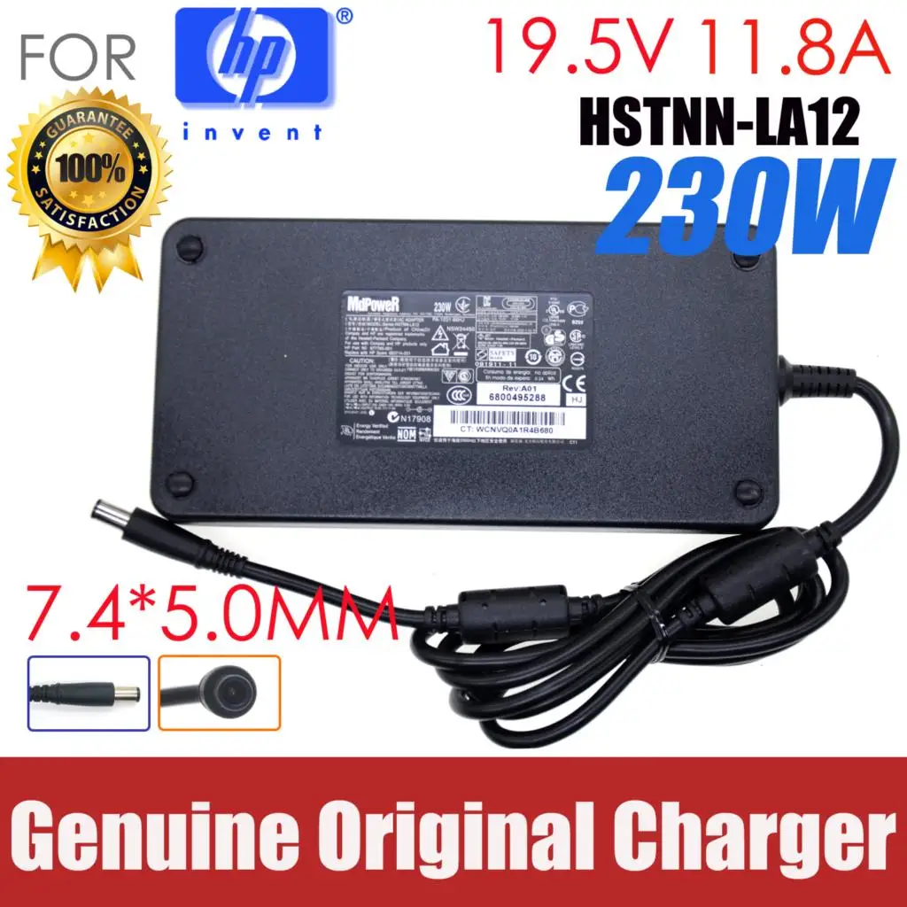 Оригинальный адаптер питания переменного тока 609836-001 19 5 в 230 а 8740 - Цена: 50.91