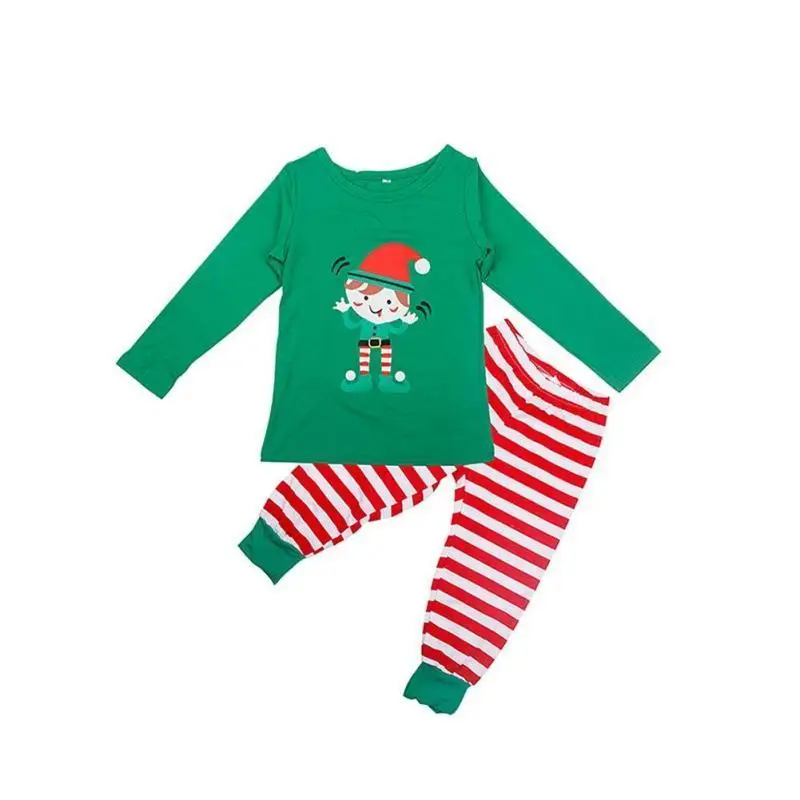 Семейный комплект одежды рождественские пижамы ночное белье для мам и девочек