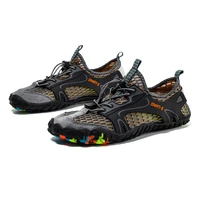 as mens anti slip lightweight fishing wading shoes breathable hiking sandbeach shoes outdoor sport trekking walking creek shoes