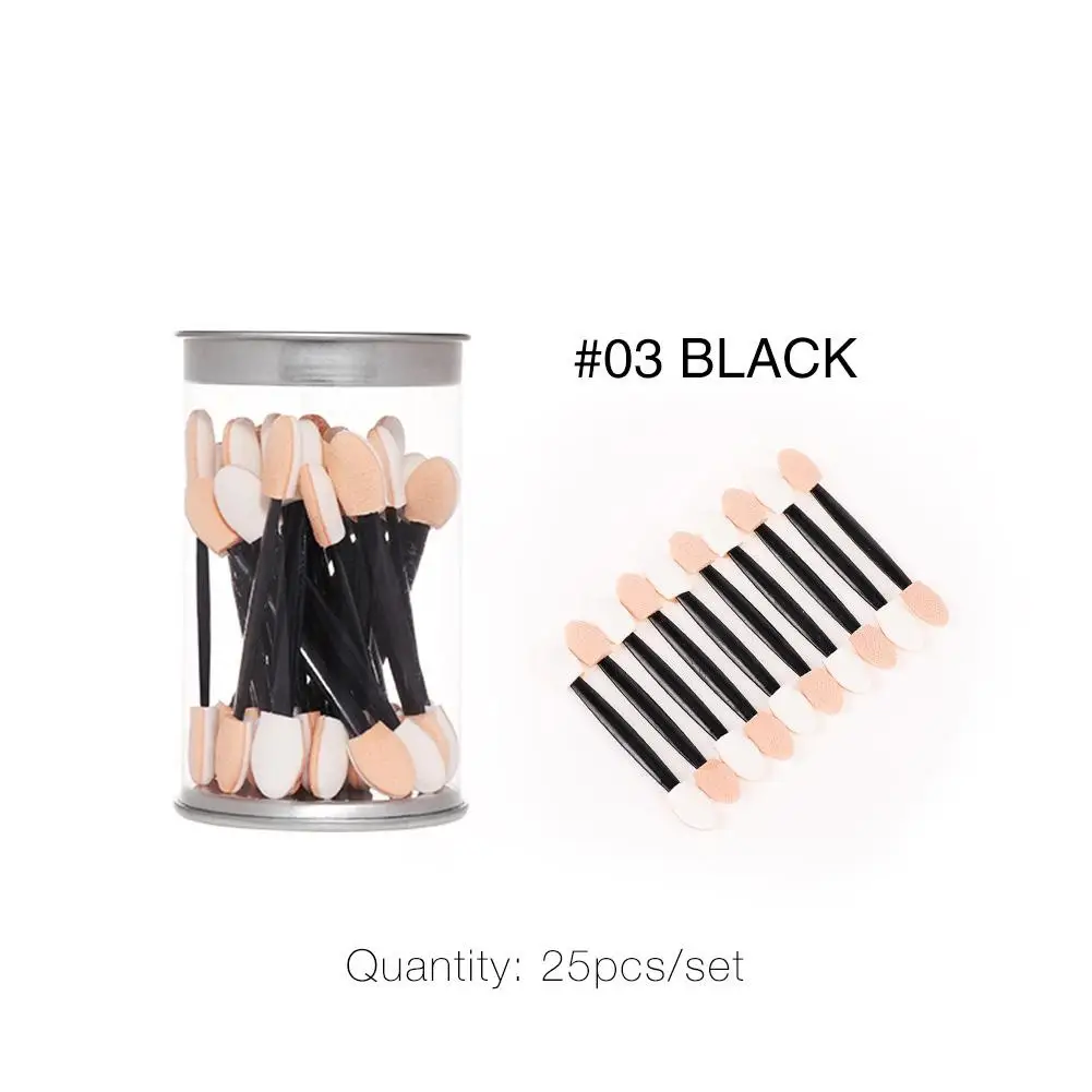 25 шт Двойная Головка губчатая щетка-спонж для век Карандаш глаз инструмент