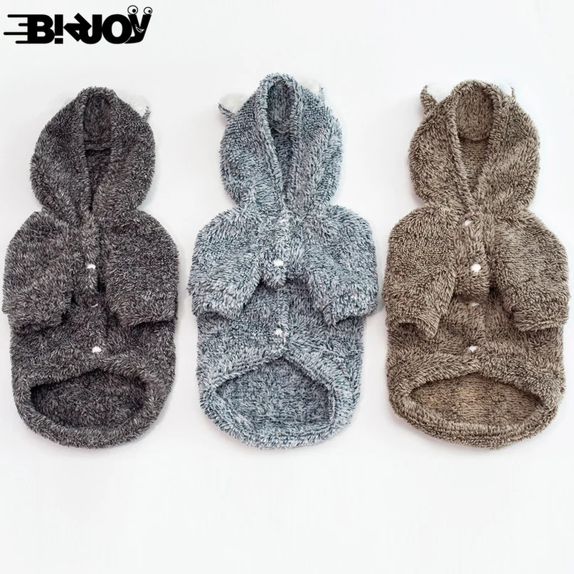 

Cute Dog Hoodie Pet Dog Clothes for Teddy Dogs Coat Jacket Cotton French Bulldog Winter Warm Clothing for Dogs Pets Clothing
