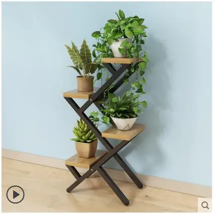 Koop Woonkamer Bloem Plank Meerdere Verdiepingen Indoor Ijzer Balkon Vlees Groene Rose Opknoping Orchidee Decoratie Frame Economische Type