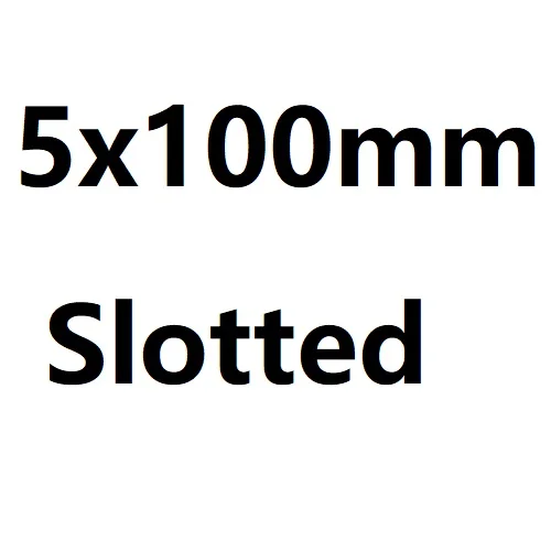 5x100mm Slotted 1 шт., набор отверток с изоляцией 1000 В, крестовая шлицевая CR-V, противоскользящая отвертка, инструменты для ремонта дома, Набор отверток для самостоятельной сборки - Цвет: 5x100mm Slotted