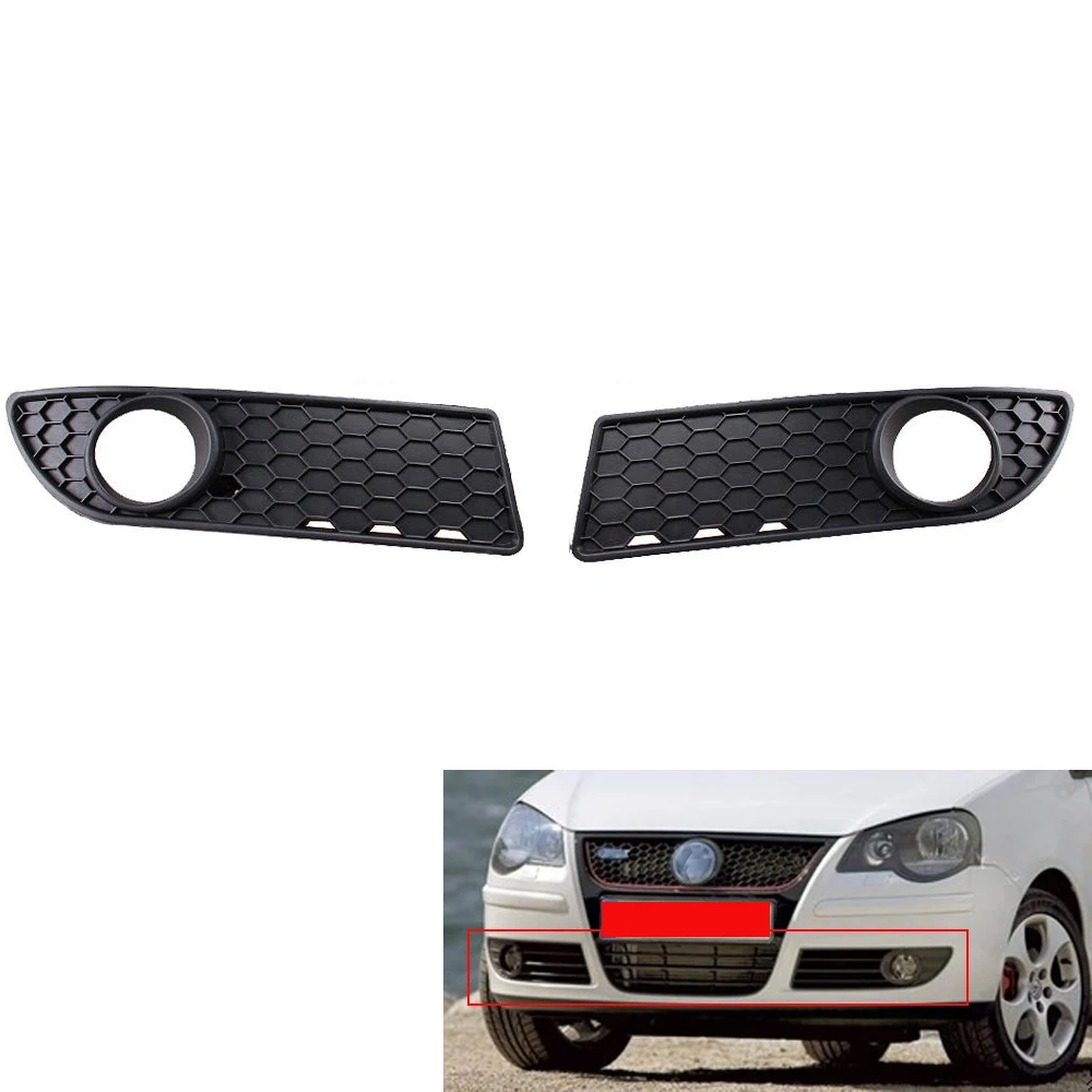 

2x для VW Polo GTI 2005-2009 передний бампер сетка решетка противотуманный светильник крышка