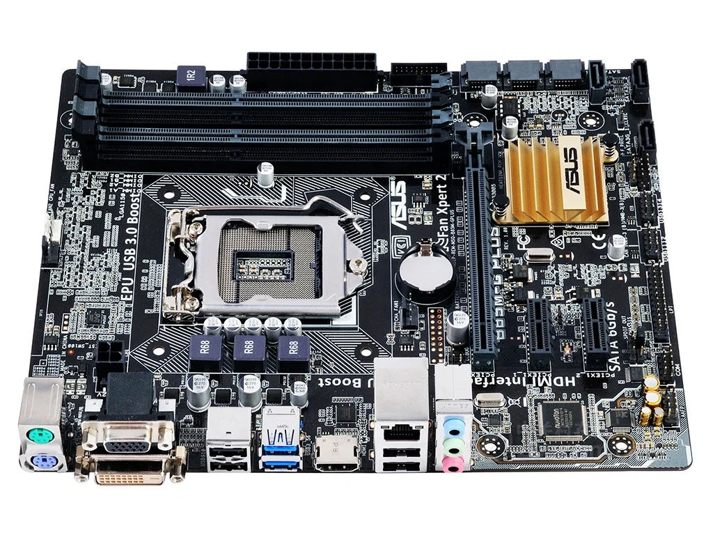 Материнская плата Asus B85M-G PLUS Intel B85 б/у LGA 1150 Core i7 i5 i3 DDR3 32 Гб | Компьютеры и офис