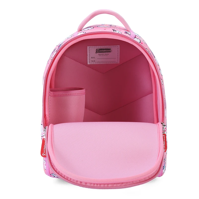 Детский Школьный рюкзак 3D мультяшный Радужный Единорог детский для маленьких