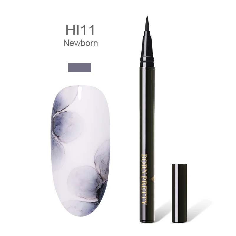 BP-HI11 BORN PRETTY лак для ногтей с цветущими цветами, 12 цветов, лак-ручка для рисования ногтей, 1 мл, для самостоятельного цветущего маникюра - Цвет: BP-HI11