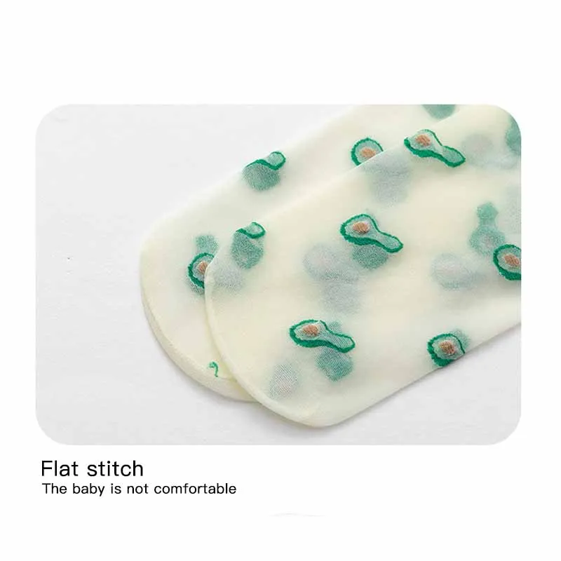 

1 Pairs Breath Cotton Baby Boy Crystal Silk Kids Socks Summer Mesh Thin Baby Socks For Girls Children's Socks Ultra-thin Fashion