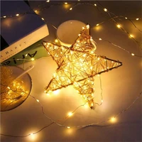 led string lights 1m2m3m waterproof copper wire fairy lights holiday garland battery powered for wedding birthday decoration