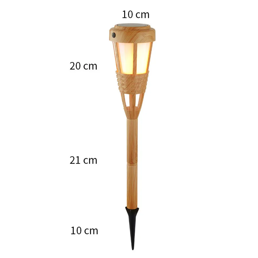 

Beiaidi New LED Outdoor Waterproof Solar Light Simulation Bamboo Flame Light Torch Light Outdoor Lawn Yard Landscape Light