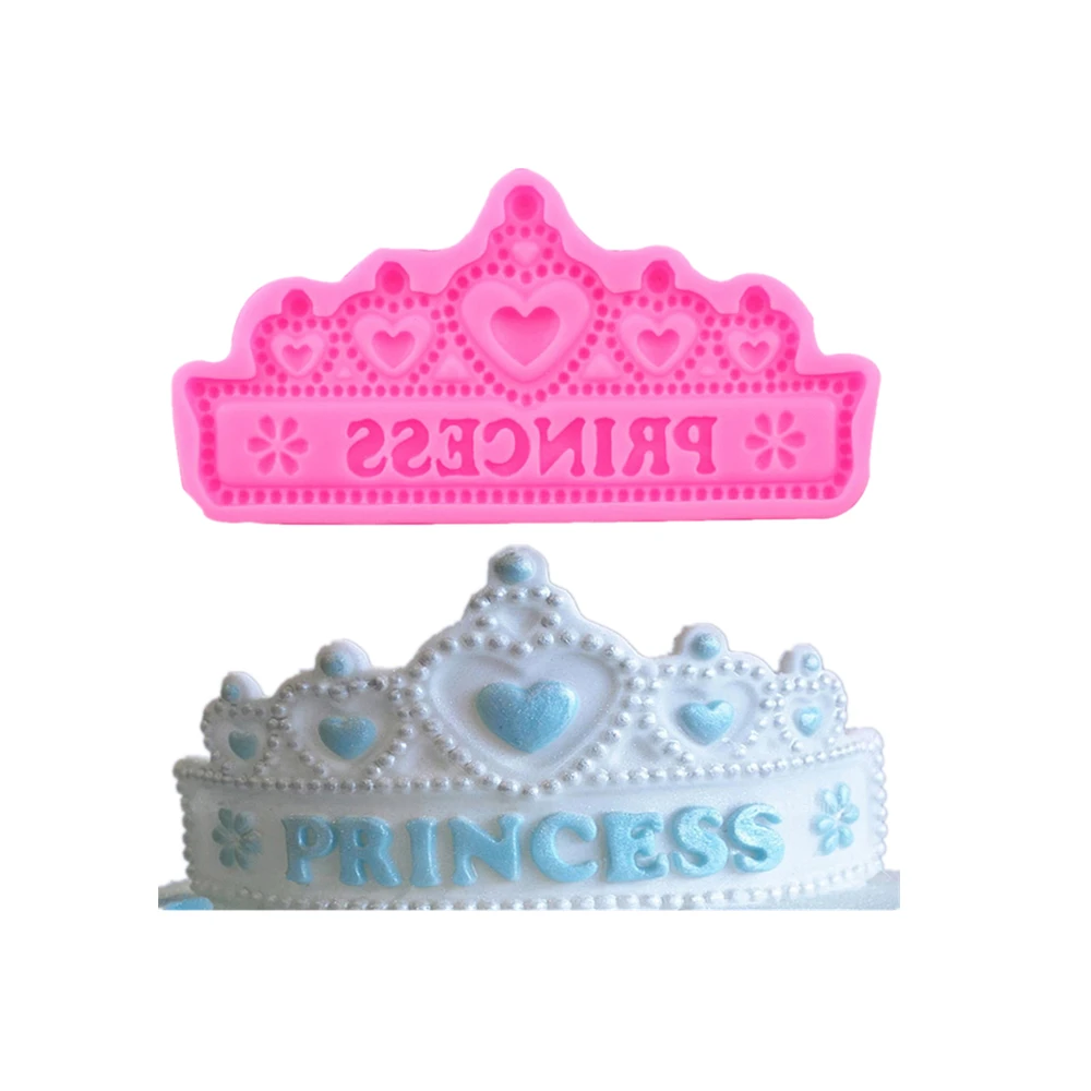 

DIY Princess Crown Silicone Jelly Baking Mold, Sugar Crafts, Fondant Cake Decoration Tools AD147