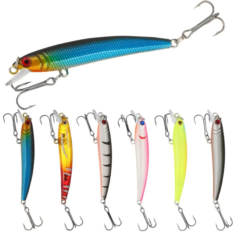 

1PC 78mm 4.8g Laser Slow Small Minnow Fishing Lures Wobblers Crankbaits Isca Artificial Hard Bait Carp Mini Fishing Lures Pesca