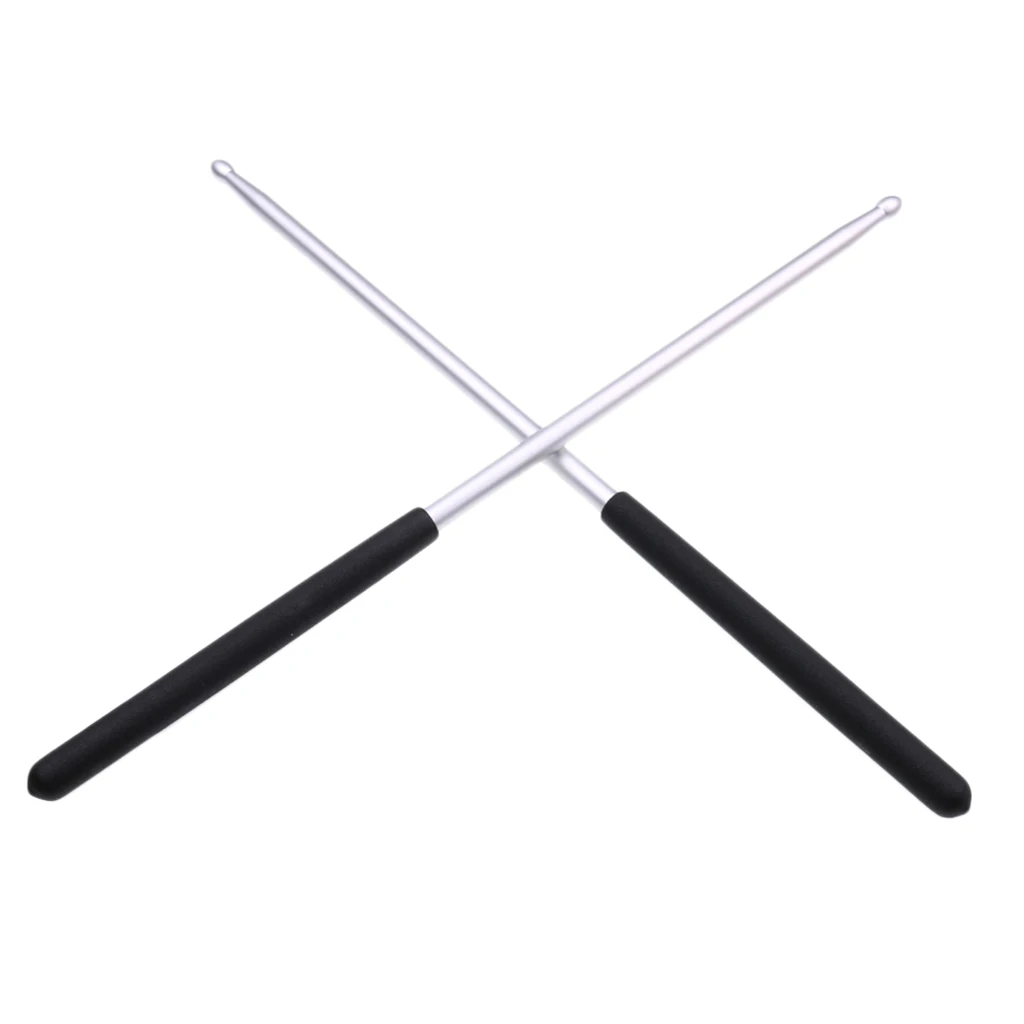

Aluminum Alloy Drum Sticks Drumsticks for Pro Beginner Drummers Instrument