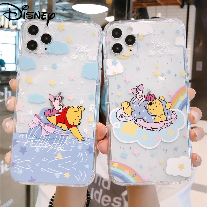 

Disney for IPhone11pro Mobile Phone Case Cute Cartoon for IPhone12Promax/8Plus/XR/6s/7/x/xsmax/11/12/12mini/6p Pooh Phone Cover