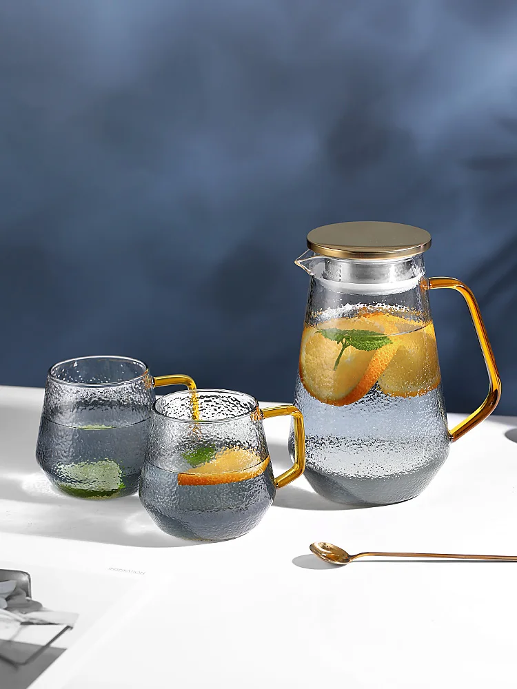 

Чайник для холодной воды стеклянный термостойкий взрывозащищенный бытовой стандартный чайник для воды чайник для гостиной чашка для воды