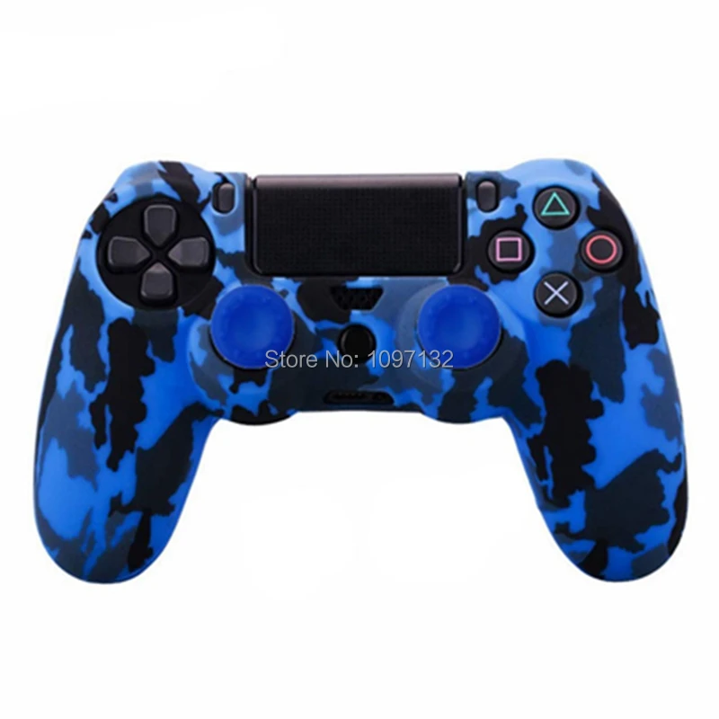 Защитный чехол для контроллера Sony Playstation 4 силиконовый камуфляжный геймпада Dualshock