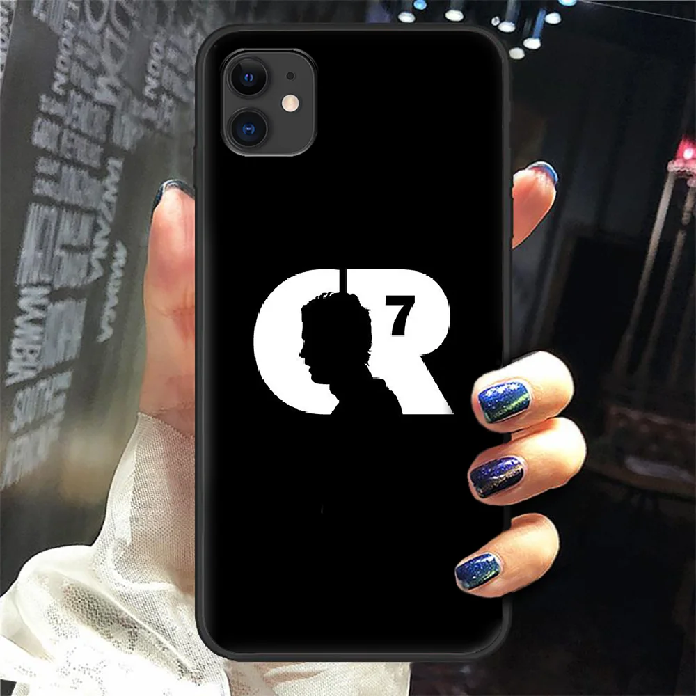 

Cristiano Ronaldo CR7 football Phone Case Cover Hull For iphone 5 5s se 2 6 6s 7 8 plus X XS XR 11 PRO MAX black waterproof