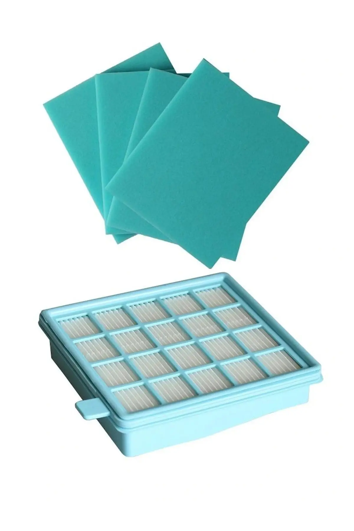 

MHK Parts Fc 8470/01 Animal + Power Pro Compact Hepa Filter + 4 Sponge