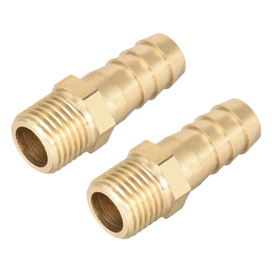 Uxcell латунный Соединительный соединитель метрический M12x1.25 штырь к шлангу ID 10 мм