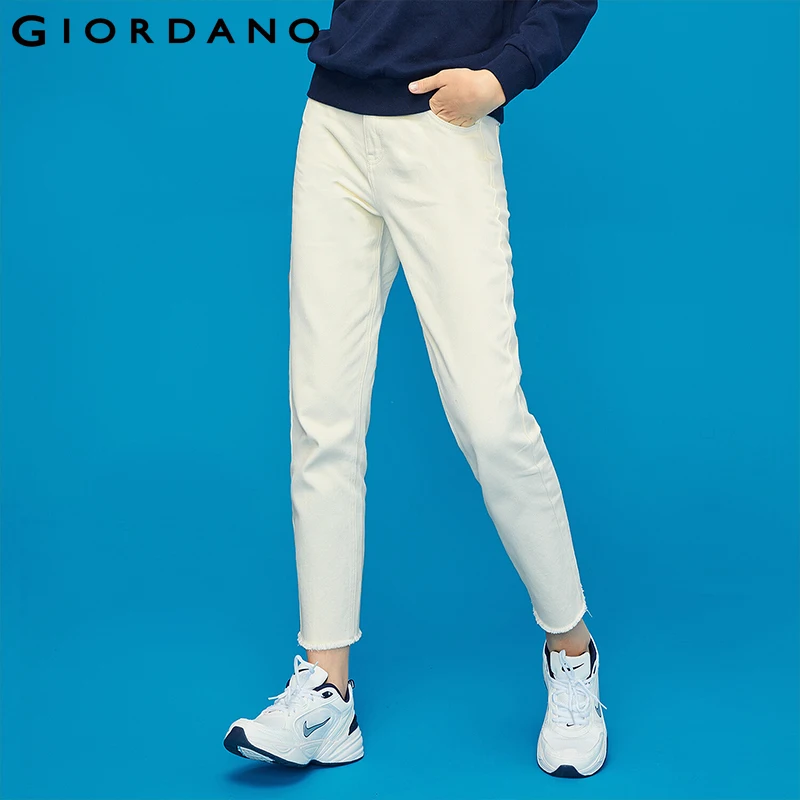 Giordano женские летние повседневные брюки из натурального хлопка данная модель