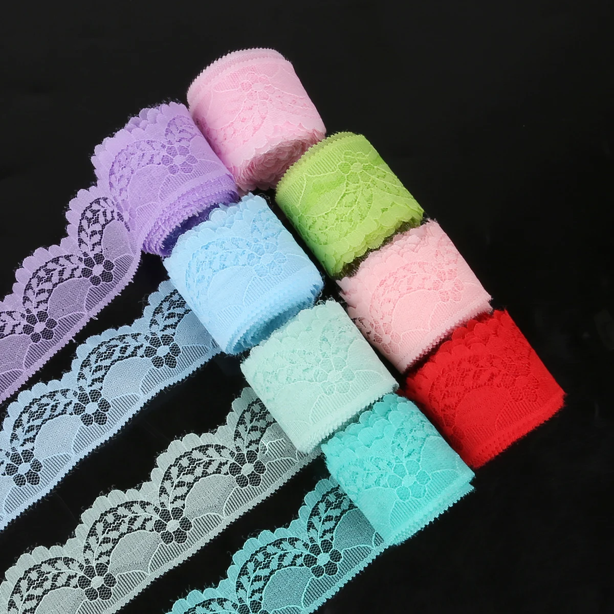 Белая декоративная кружевная отделка шириной 4 см тканевые Свадебные товары на