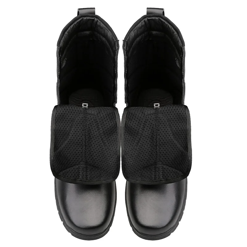 Мужские военные ботинки армейская безопасность мужская обувь зимняя кожаная