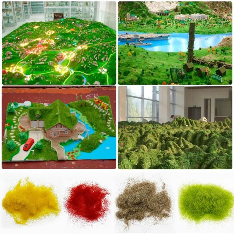 DIY песок стол искусственная трава порошок наружный газон производство
