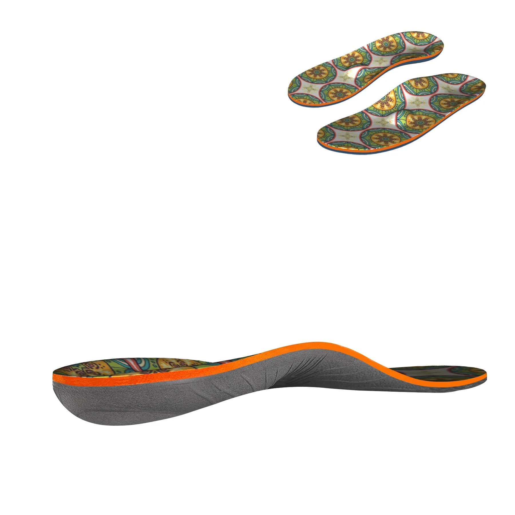 Foot Arch Insole For Pain Relief Gentleman Shoes Shock Absorption Sports Breathable Insoles