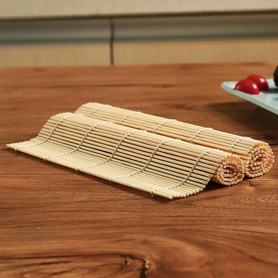 Transhome коврик для суши 24 см роликовый риса бамбуковые роликовые коврики