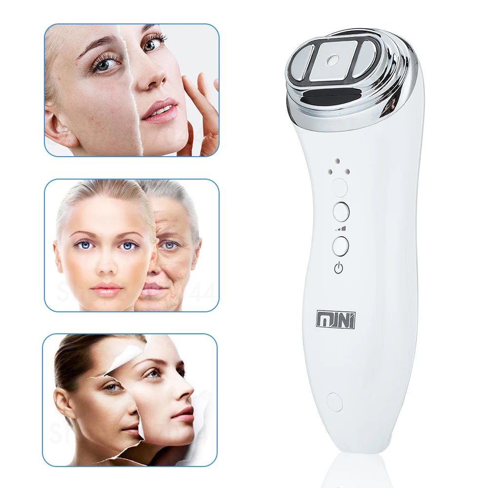 Koop Mini Hifu Ultrasone Rf Radio Frequentie Lifting Gezicht Huidverzorging Massager Anti Rimpel Aanscherping Apparaat Led Huidverzorging