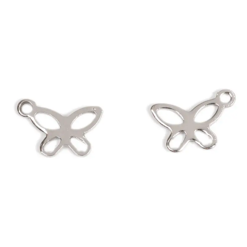 10 шт. из нержавеющей стали для домашних животных силуэт цепь удлинитель Подвески