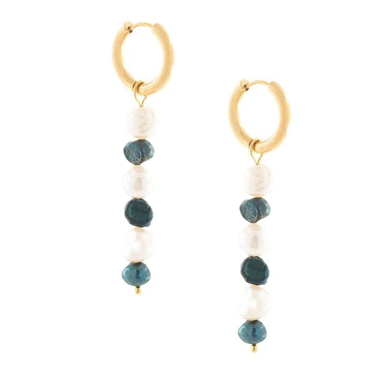 Женские богемные висячие серьги изысканные красочные жемчужные аксессуары