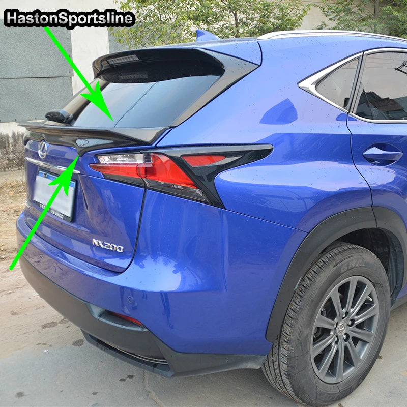 Для Lexus NX ARTISAN Style карбоновое волокно задний багажник средний спойлер крыло 2014