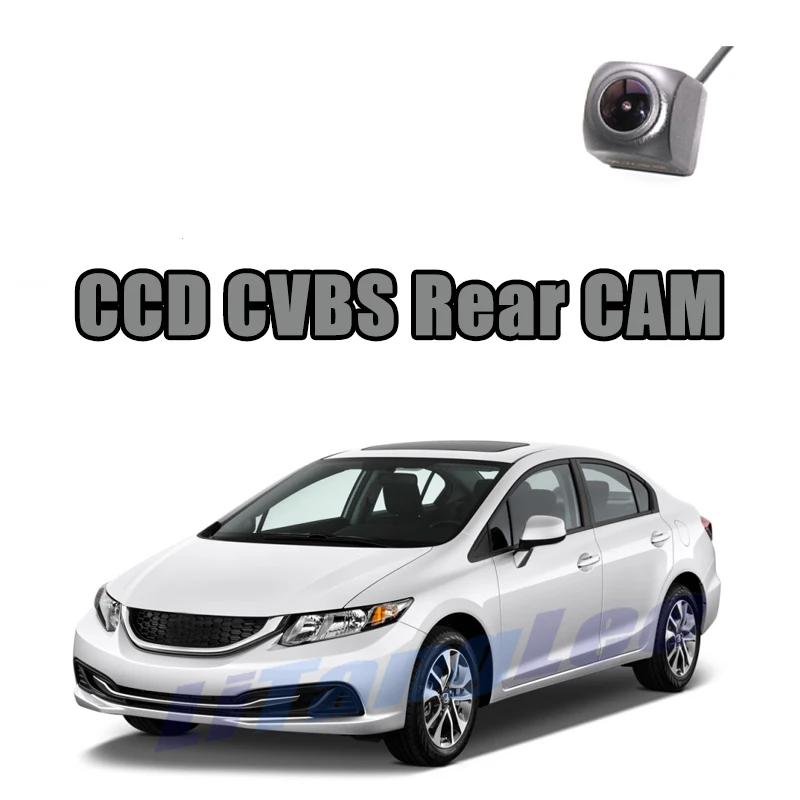 

Для Honda Civic Ciimo 2012 ~ 2015 Автомобильная камера заднего вида CCD CVBS 720P камера заднего вида с ночным видением Водонепроницаемая парковочная резервн...