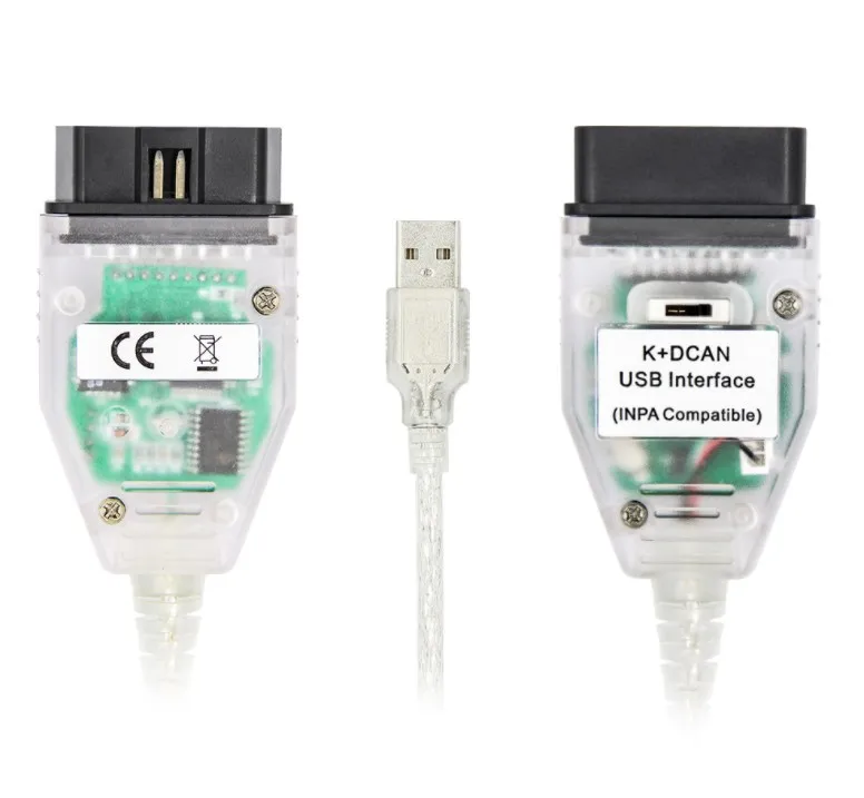 Диагностический кабель для BMW INPA K DCAN переходник OBDII + USB интерфейс Ediabas D CAN OBD2