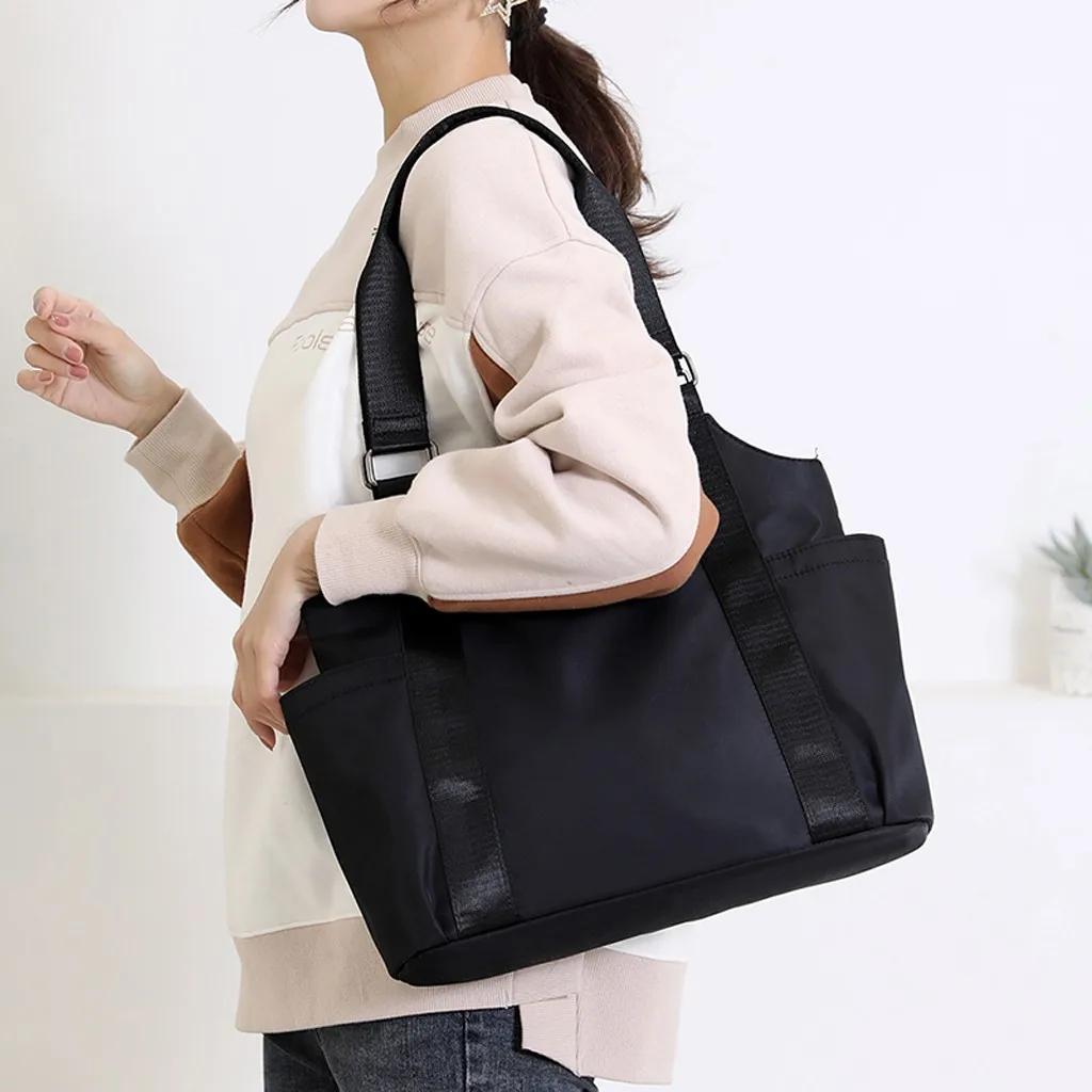 Модные Женские сумочки в стиле ретро однотонная вместительная Холщовая Сумка