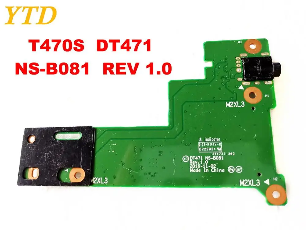 Оригинал для Lenovo T470S аудио SD плата DT471 NS B081 REV 1 0 протестирована хорошая бесплатная