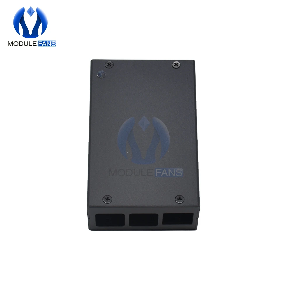 Черный серебристый чехол из алюминиевого сплава для Raspberry Pi 4 Модель B защитный